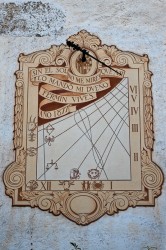 Winery sun dial