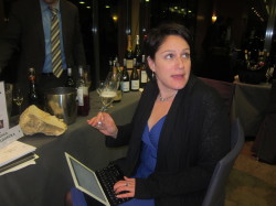 Wine Blogger at Wine Pleaures Workshop