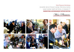Wine Pleasures B2B Sponsorship Opportunities