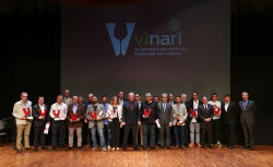 09.10.2015, Vilafranca del Penedès Gala de lliurament dels Premis Vinari 2015 a l'Auditori Municipal. foto: Vinari/Jordi Play