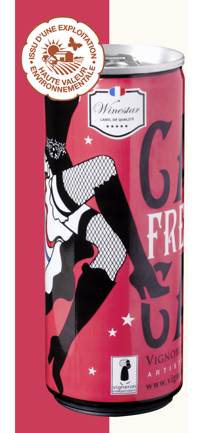 French Can Can Rosé Wine - 50 GCW by Wine Pleasures
