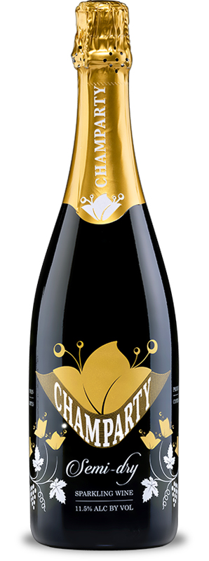 CHAMPARTY (Semi-Sweet Kosher Sparkling Wine) - 50 GSW by Wine Pleasure